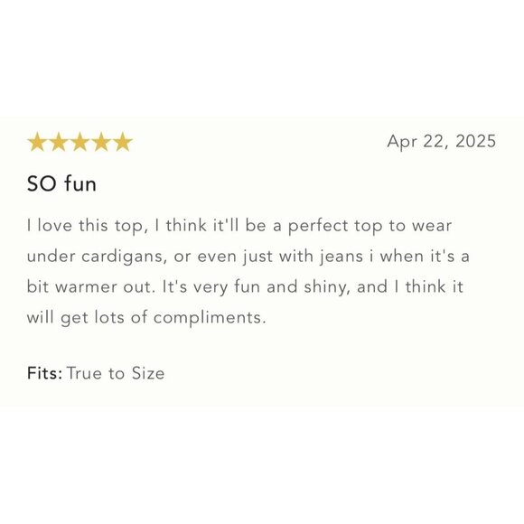 NWT Size S - Maeve Mock-Neck Ruched Shine Tank in Gold - Picture 9 of 13